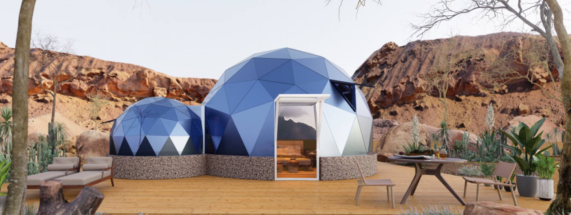 常熟市球形智能光伏玻璃星空房